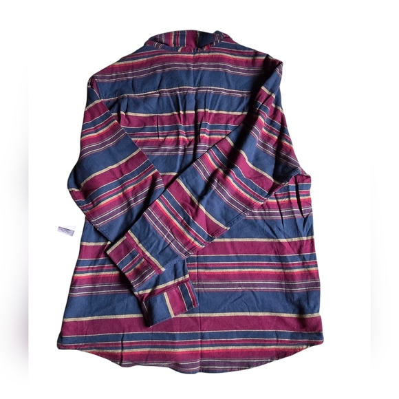 New Hurley Mens Striped Blue and Red Men's Shirt Size XL - Picture 2 of 4